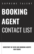 Load image into Gallery viewer, Booking Agent Contact List
